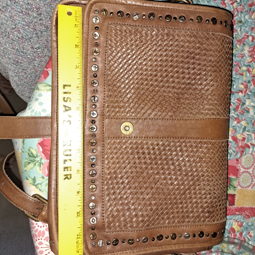 Leather crossbody bag